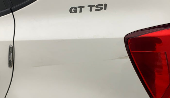 2018 Volkswagen Polo GT TSI AT, Petrol, Automatic, 1,23,890 km, Left quarter panel - Slightly dented