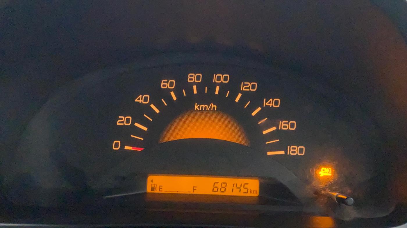 2018 Maruti Wagon R 1.0 LXI CNG, CNG, Manual, 68,209 km, Odometer Image