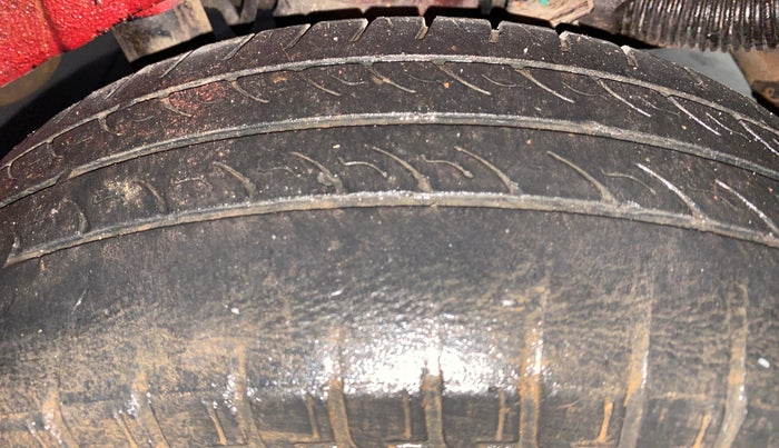 2012 Hyundai Santro Xing GL PLUS, Petrol, Manual, 57,689 km, Left Rear Tyre Tread