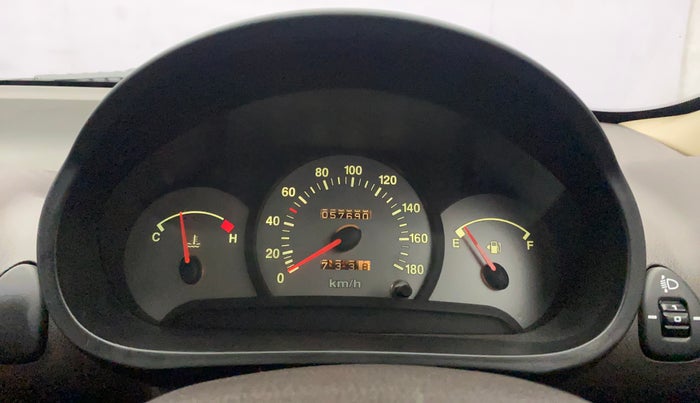 2012 Hyundai Santro Xing GL PLUS, Petrol, Manual, 57,689 km, Odometer Image