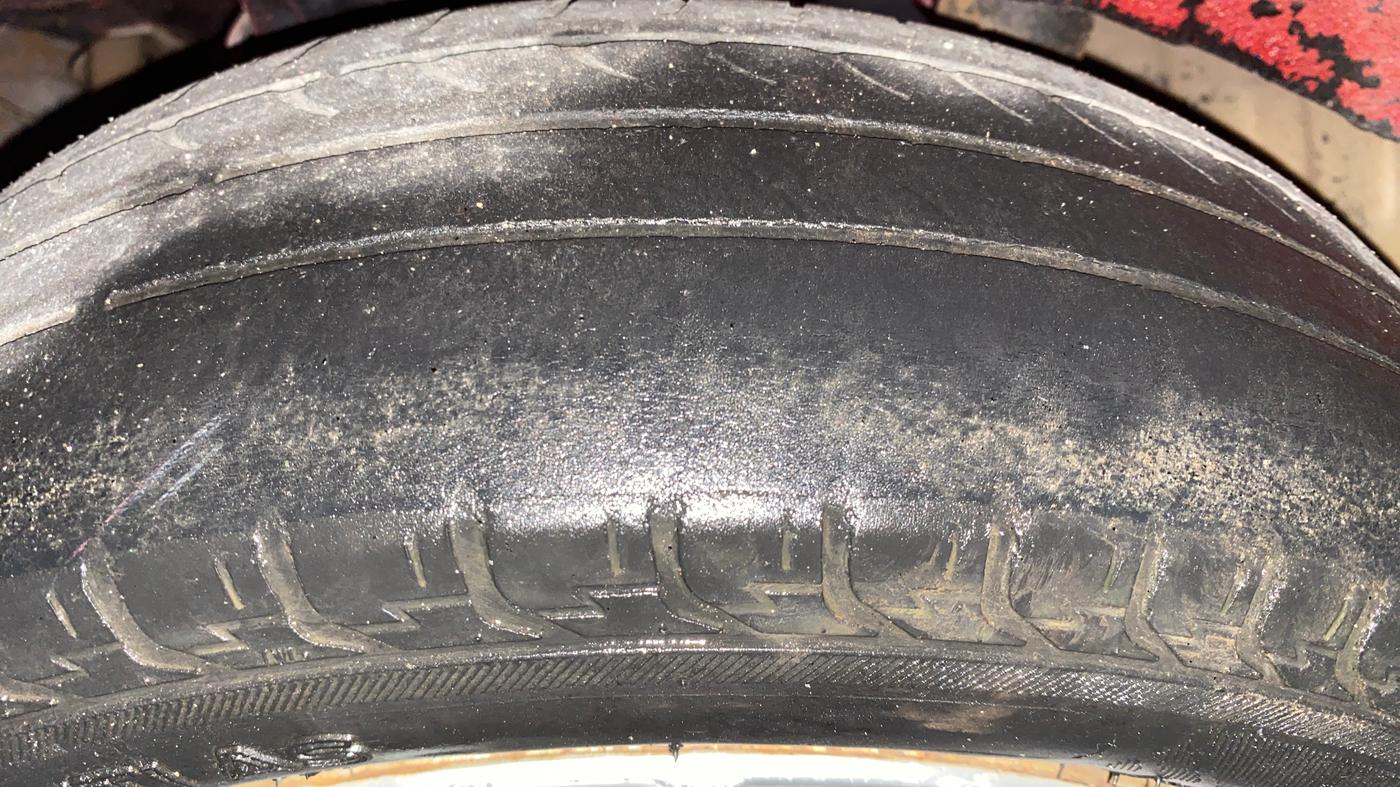 2012 Hyundai Santro Xing GL PLUS, Petrol, Manual, 57,696 km, Right Rear Tyre Tread