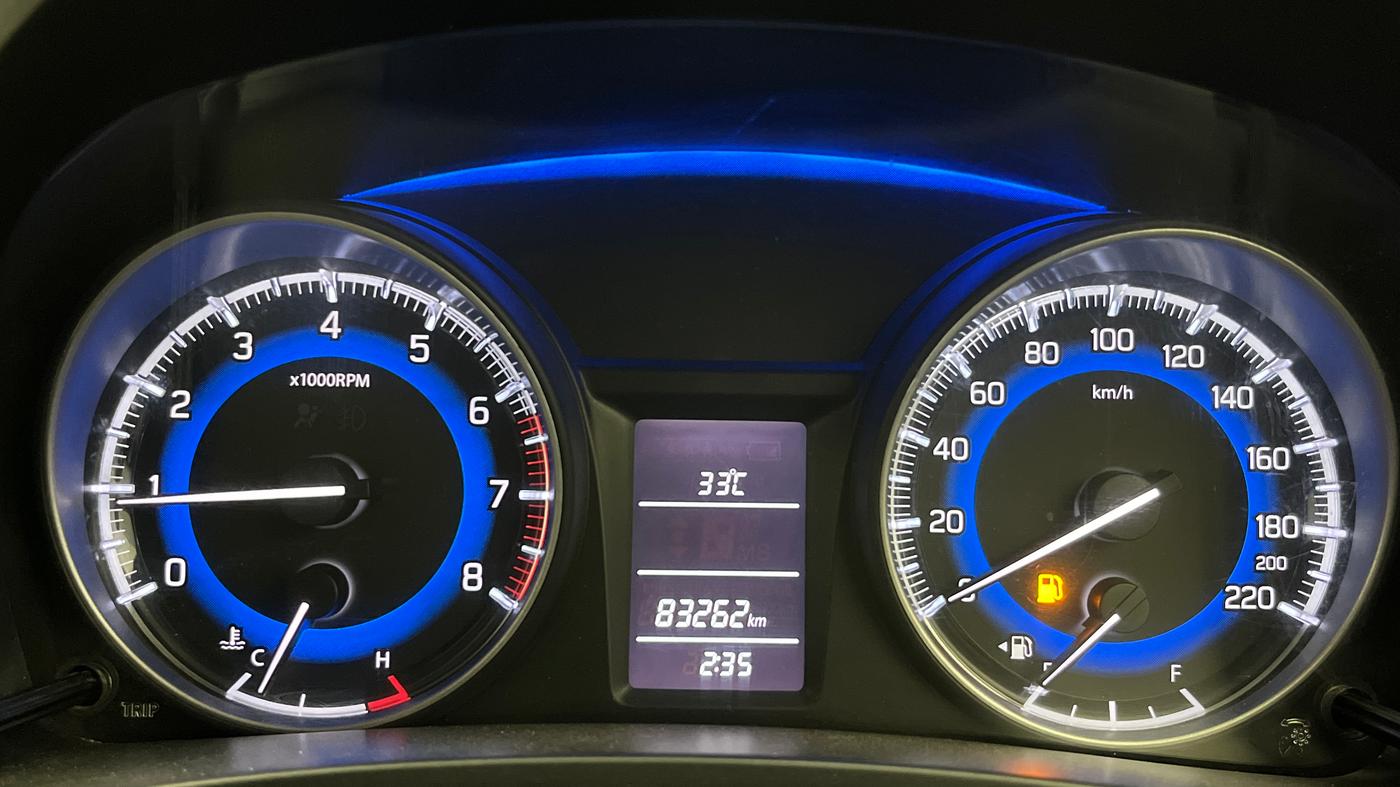 2017 Maruti Baleno DELTA PETROL 1.2, Petrol, Manual, 83,208 km, Odometer Image