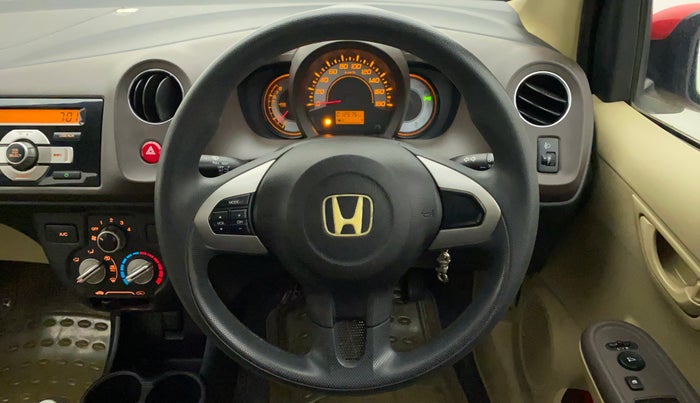 2012 Honda Brio S MT, Petrol, Manual, 12,575 km, Steering Wheel Close Up