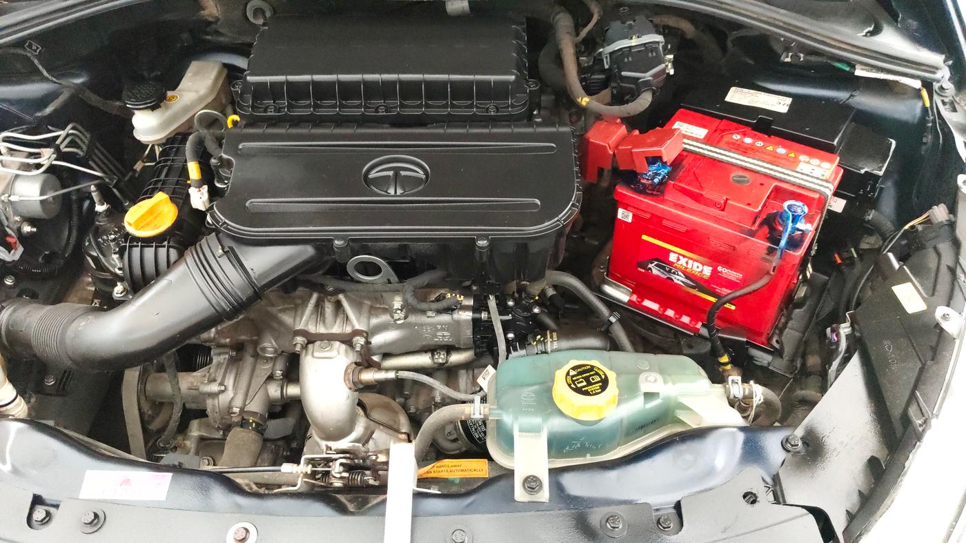 2022 Tata TIGOR XZ PLUS CNG, CNG, Manual, 76,762 km, Engine View - Left
