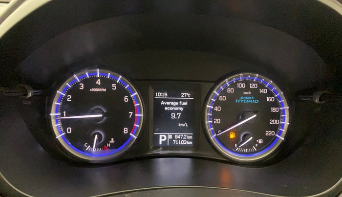 2022 Maruti S Cross ZETA AT 1.5, Petrol, Automatic, 71,082 km, Odometer Image