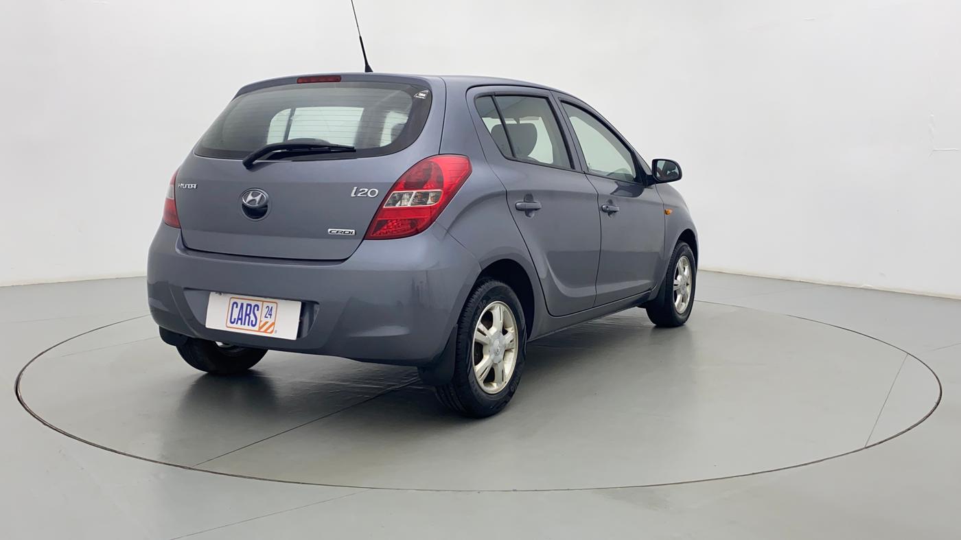 2009 Hyundai i20 ASTA 1.2, Petrol, Manual, 82,508 km, Right Back Diagonal (45- Degree) View