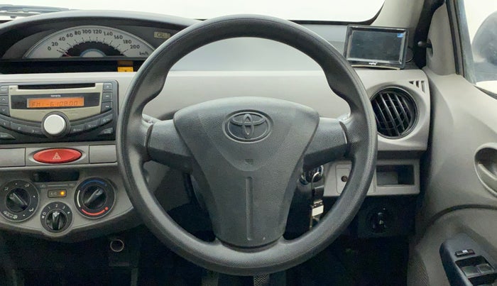 2011 Toyota Etios G, Petrol, Manual, 46,171 km, Steering Wheel Close Up