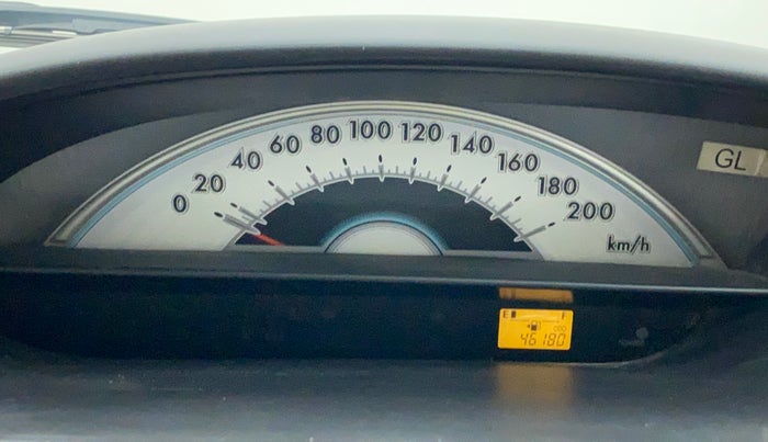 2011 Toyota Etios G, Petrol, Manual, 46,171 km, Odometer Image