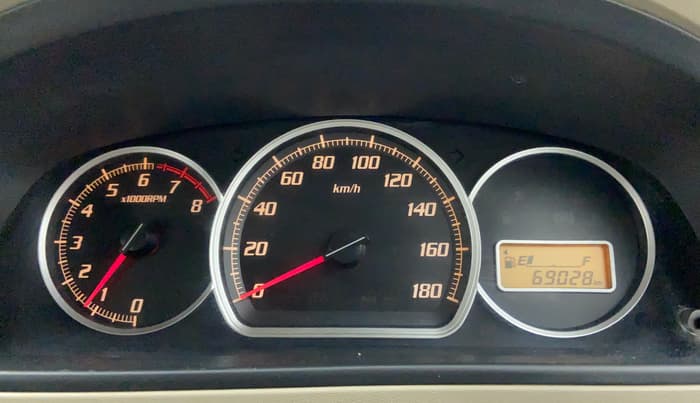 2011 Maruti Zen Estilo VXI, Petrol, Manual, 69,129 km, Odometer Image