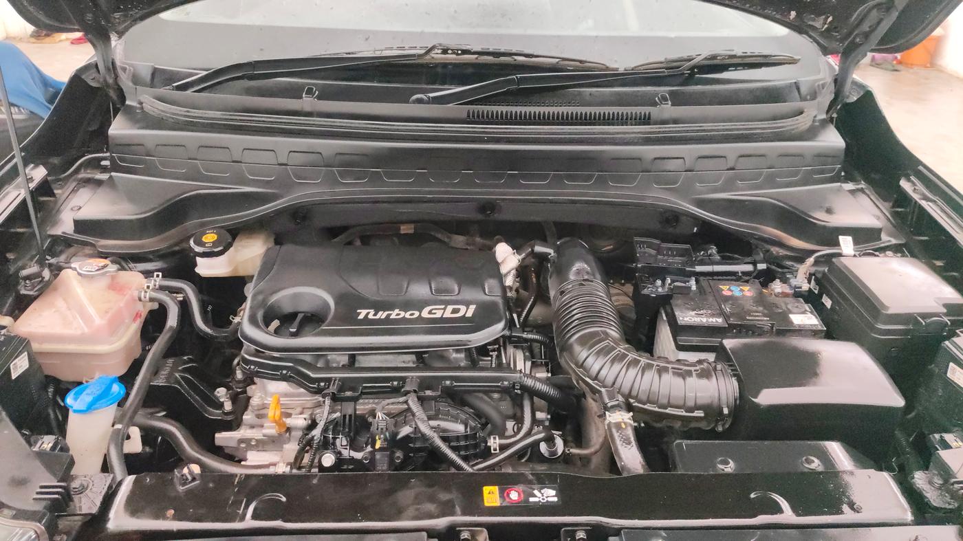 2021 KIA SONET HTK PLUS 1.0 IMT, Petrol, Manual, 53,166 km, Engine View