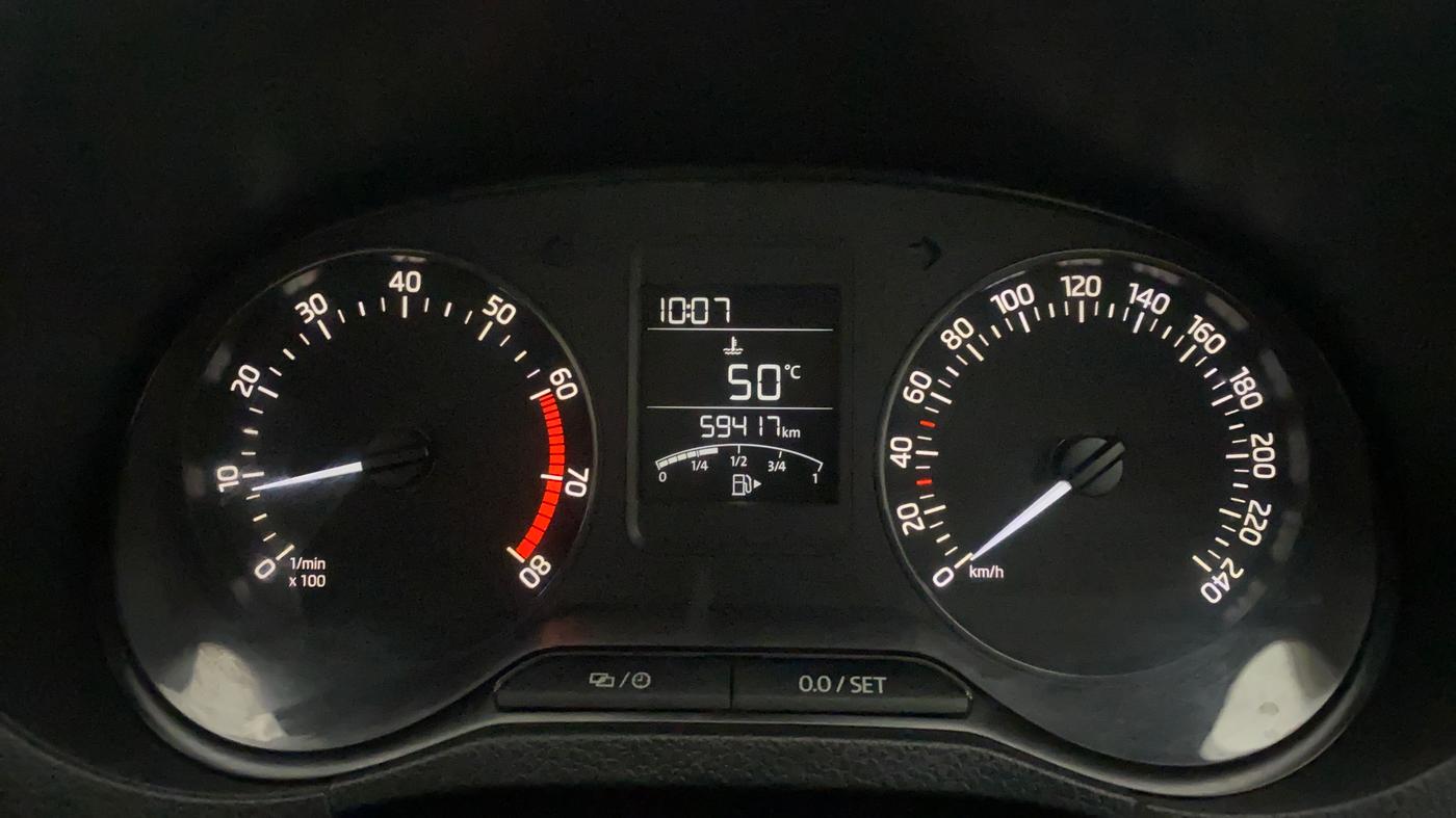2018 Skoda Rapid STYLE 1.6 MPI, Petrol, Manual, 59,936 km, Odometer Image
