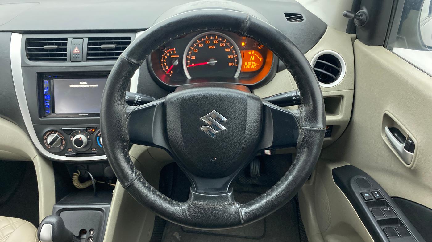 2016 Maruti Celerio VXI AMT, Petrol, Automatic, 61,074 km, Steering Wheel Close Up