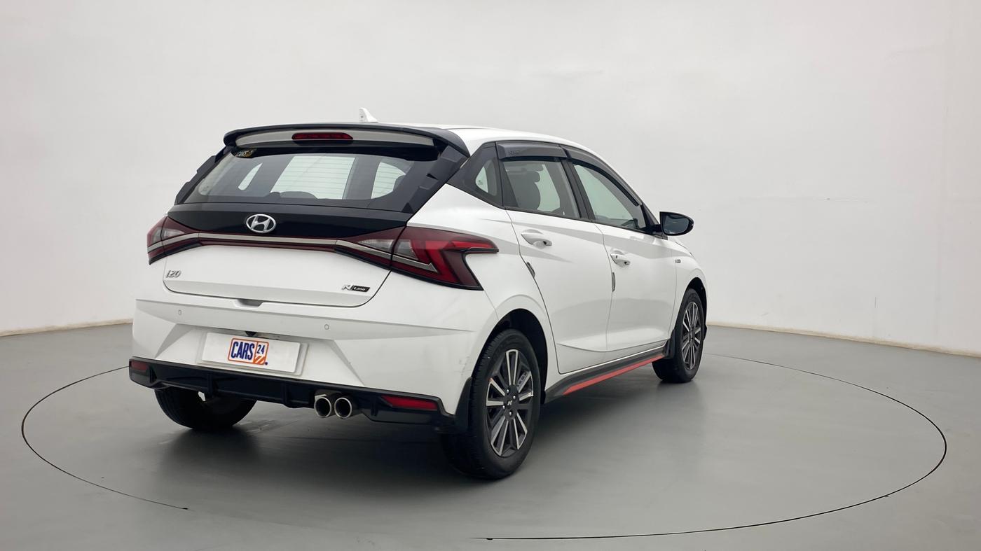 2021 Hyundai NEW I20 N LINE N6 1.0 TURBO GDI IMT, Petrol, Manual, 10,542 km, Right Back Diagonal