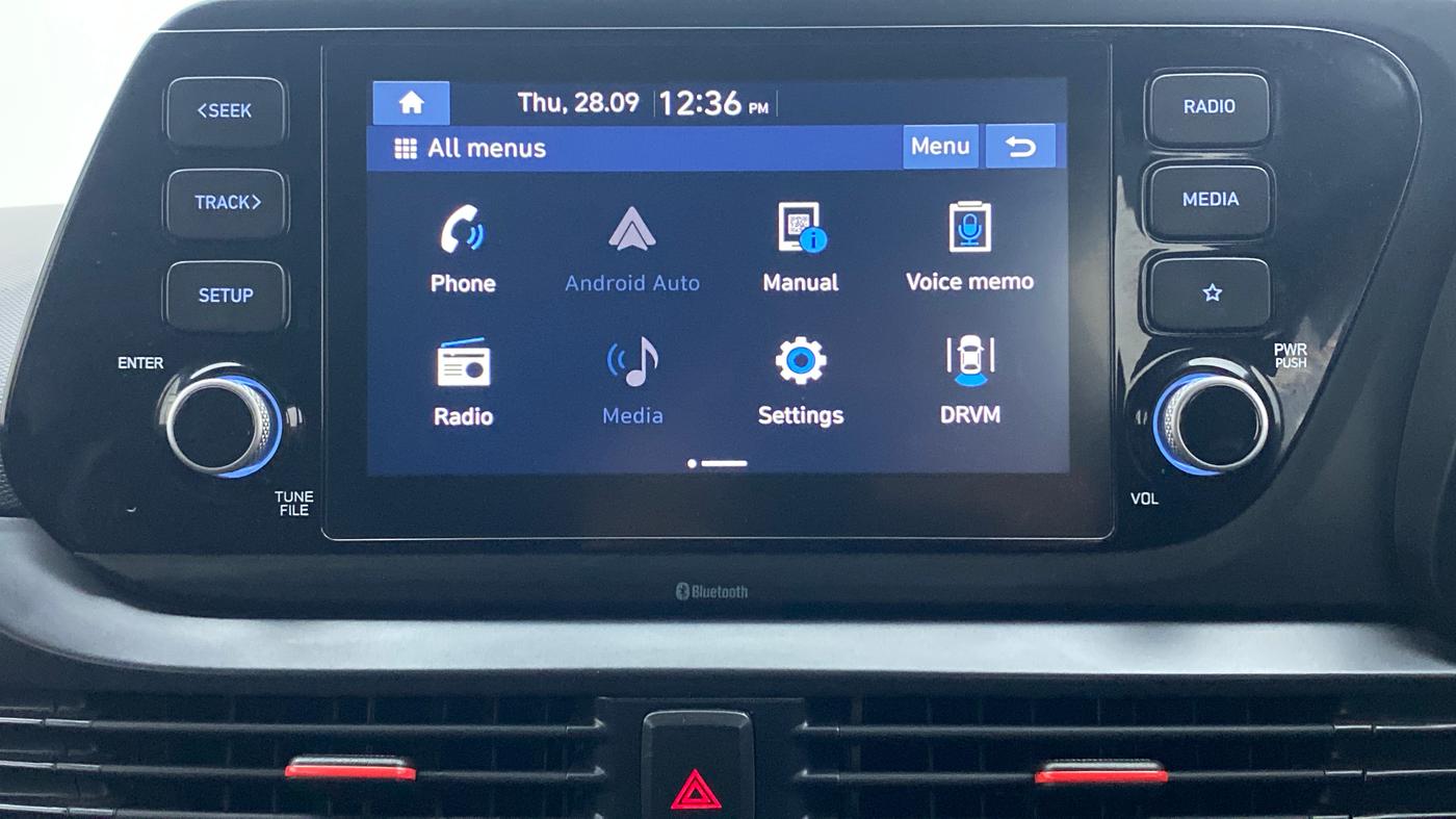 2021 Hyundai NEW I20 N LINE N6 1.0 TURBO GDI IMT, Petrol, Manual, 10,542 km, Infotainment System