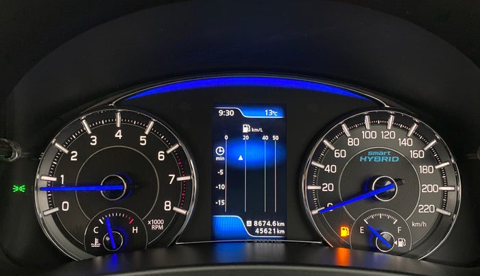2018 Maruti Ciaz ZETA 1.5 SHVS MT PETROL, Petrol, Manual, 45,621 km, Odometer Image