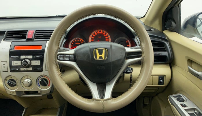 2010 Honda City 1.5L I-VTEC V MT, Petrol, Manual, 1,22,379 km, Steering Wheel Close Up