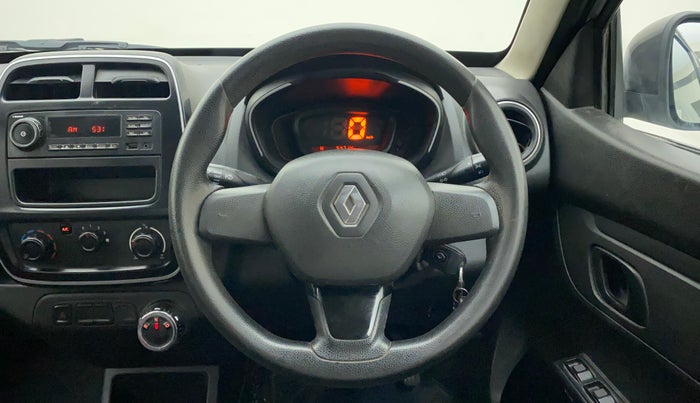 2017 Renault Kwid RXL 1.0 AMT, Petrol, Automatic, 55,721 km, Steering Wheel Close Up