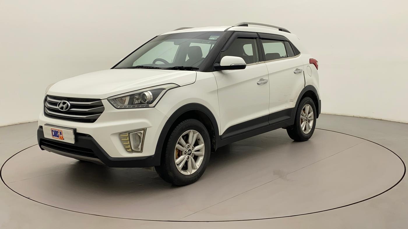2015 Hyundai Creta SX PLUS 1.6 PETROL, Petrol, Manual, 1,03,882 km, Left Front Diagonal