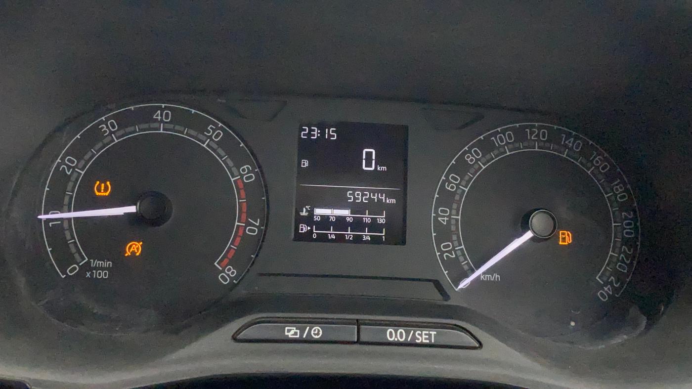 2022 Skoda SLAVIA ACTIVE 1.0L TSI MT, Petrol, Manual, 59,236 km, Odometer Image