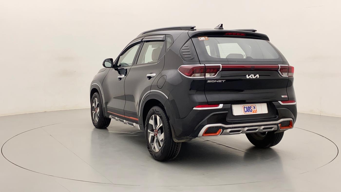 2022 KIA SONET HTX ANNIVERSARY EDITION 1.0 IMT, Petrol, Manual, 7,498 km, Left Back Diagonal