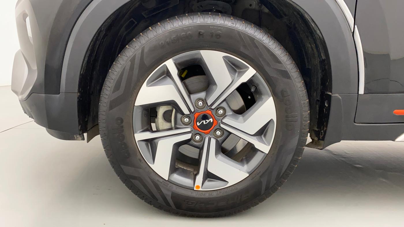 2022 KIA SONET HTX ANNIVERSARY EDITION 1.0 IMT, Petrol, Manual, 7,498 km, Left Front Wheel