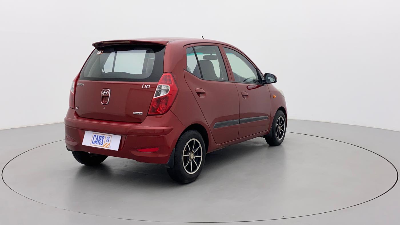2011 Hyundai i10 MAGNA 1.2, Petrol, Manual, 95,610 km, Right Back Diagonal
