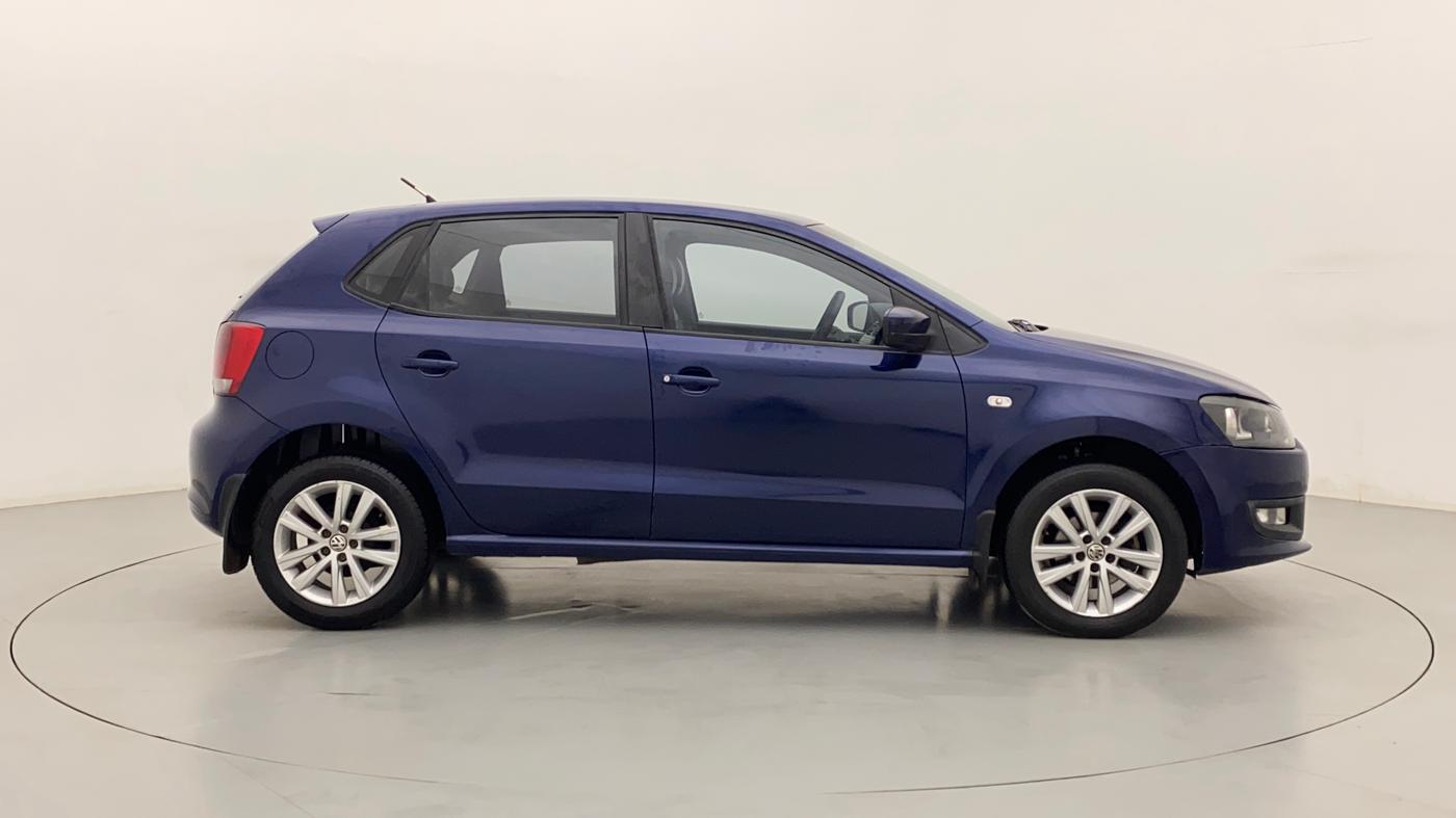 2014 Volkswagen Polo HIGHLINE DIESEL, Diesel, Manual, 1,38,599 km, Right Side View