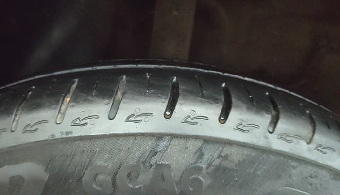 2025 Tata ALTROZ Accomplished Plus S Petrol 6DCT, Petrol, Automatic, 19,943 km, Right Rear Tyre Tread