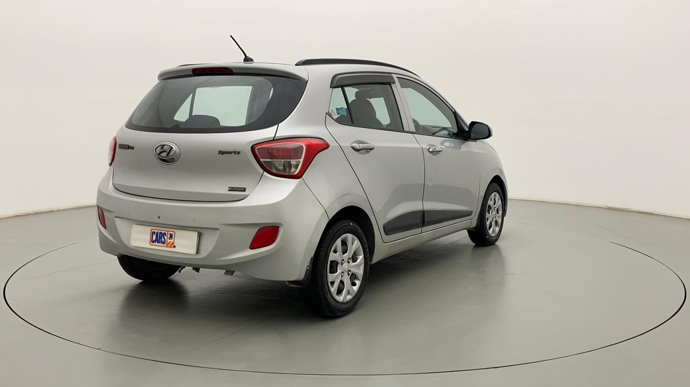 2014 Hyundai Grand i10 SPORTZ AT 1.2 KAPPA VTVT, Petrol, Automatic, 30,592 km, Right Back Diagonal