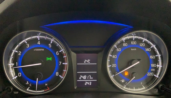2017 Maruti Baleno DELTA 1.2 K12, Petrol, Manual, 24,917 km, Odometer Image