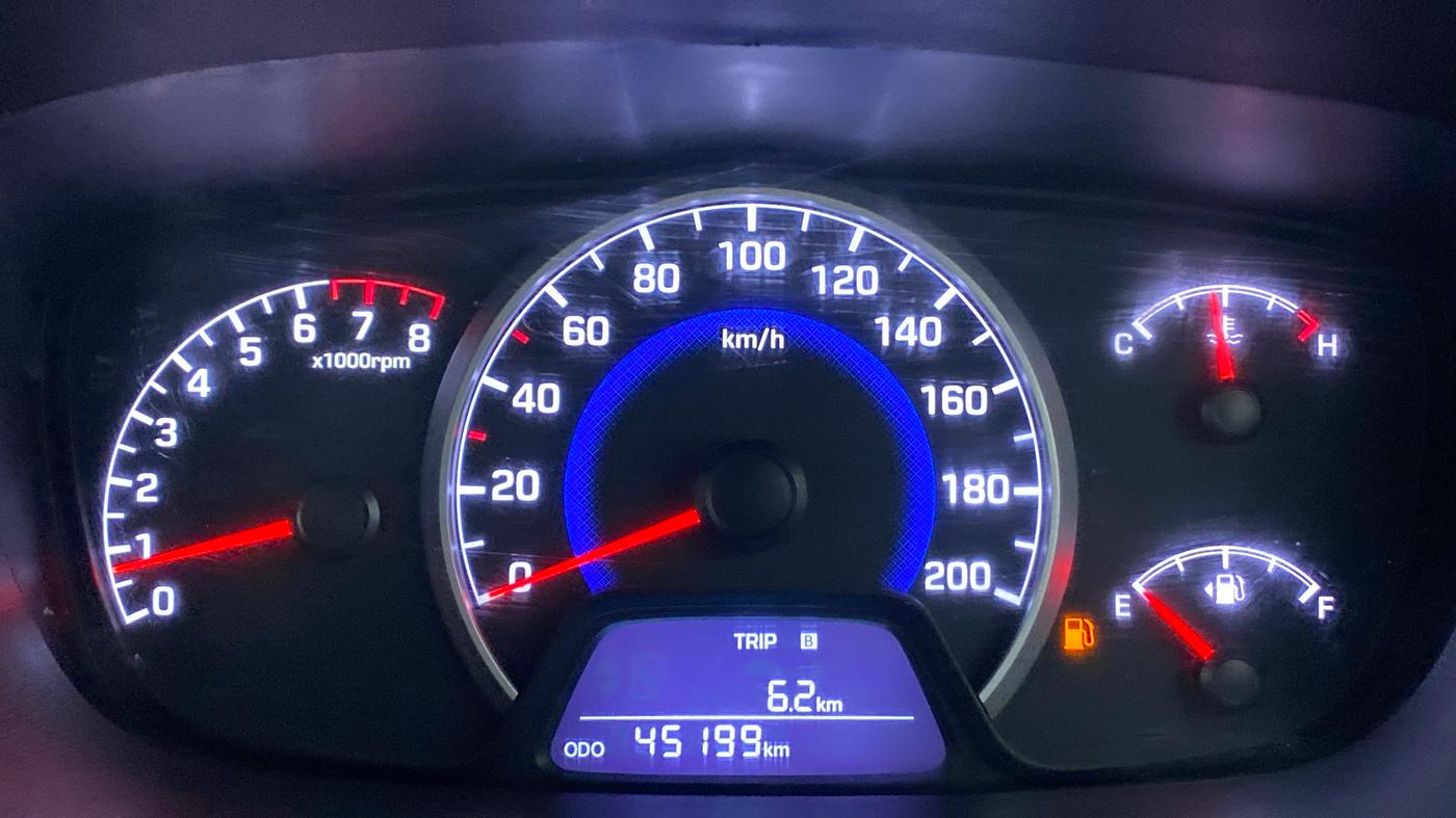 2017 Hyundai Grand i10 SPORTZ (O) 1.2 KAPPA VTVT, Petrol, Manual, 45,231 km, Odometer Image