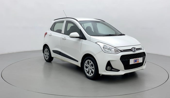 2017 Hyundai Grand i10 SPORTZ (O) 1.2 KAPPA VTVT, Petrol, Manual, 45,231 km, Right Front Diagonal