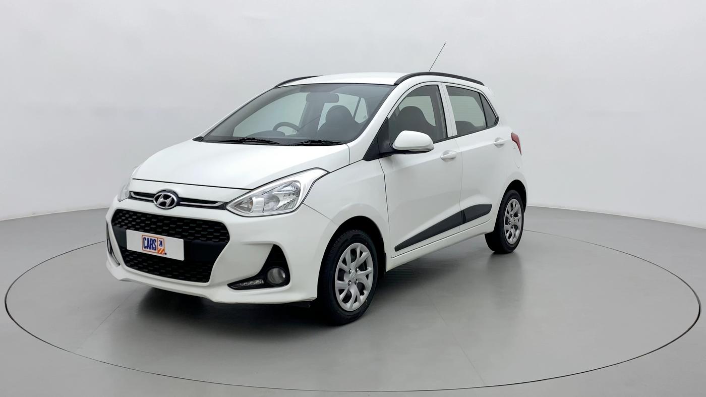 2017 Hyundai Grand i10 SPORTZ (O) 1.2 KAPPA VTVT, Petrol, Manual, 45,231 km, Left Front Diagonal