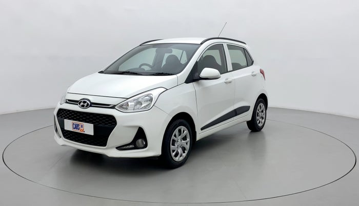 2017 Hyundai Grand i10 SPORTZ (O) 1.2 KAPPA VTVT, Petrol, Manual, 45,231 km, Left Front Diagonal