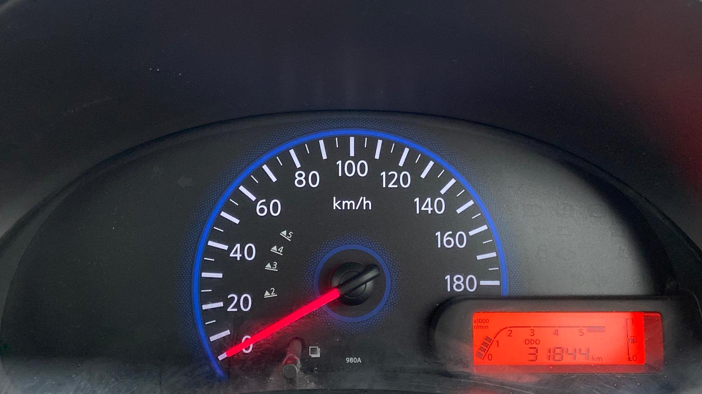 2015 Datsun Go T, Petrol, Manual, 31,844 km, Odometer Image