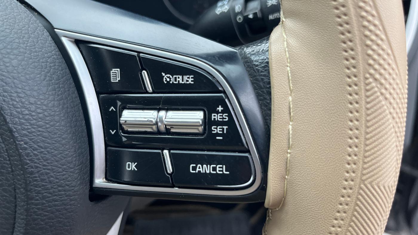 2019 KIA SELTOS HTK PLUS 1.5, Petrol, Manual, 1,00,365 km, Adaptive Cruise Control