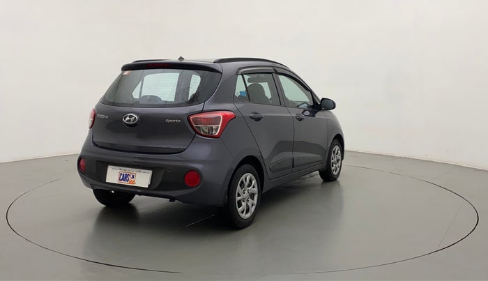 2018 Hyundai Grand i10 SPORTZ 1.2 KAPPA VTVT, Petrol, Manual, 24,928 km, Right Back Diagonal