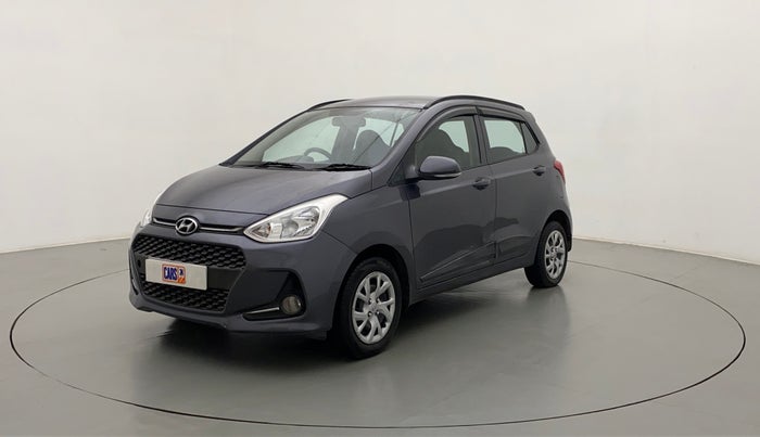 2018 Hyundai Grand i10 SPORTZ 1.2 KAPPA VTVT, Petrol, Manual, 24,928 km, Left Front Diagonal