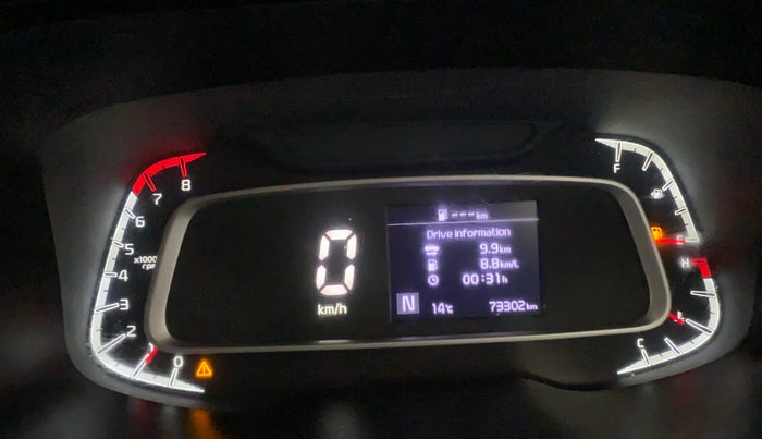 2021 KIA SONET HTK PLUS 1.0 IMT, Petrol, Manual, 73,291 km, Odometer Image