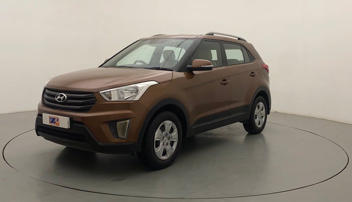 2017 Hyundai Creta E PLUS 1.6 PETROL, Petrol, Manual, 1,01,207 km, Left Front Diagonal