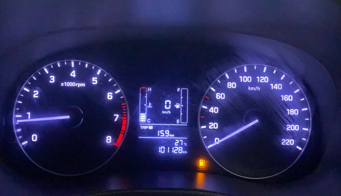 2017 Hyundai Creta E PLUS 1.6 PETROL, Petrol, Manual, 1,01,207 km, Odometer Image
