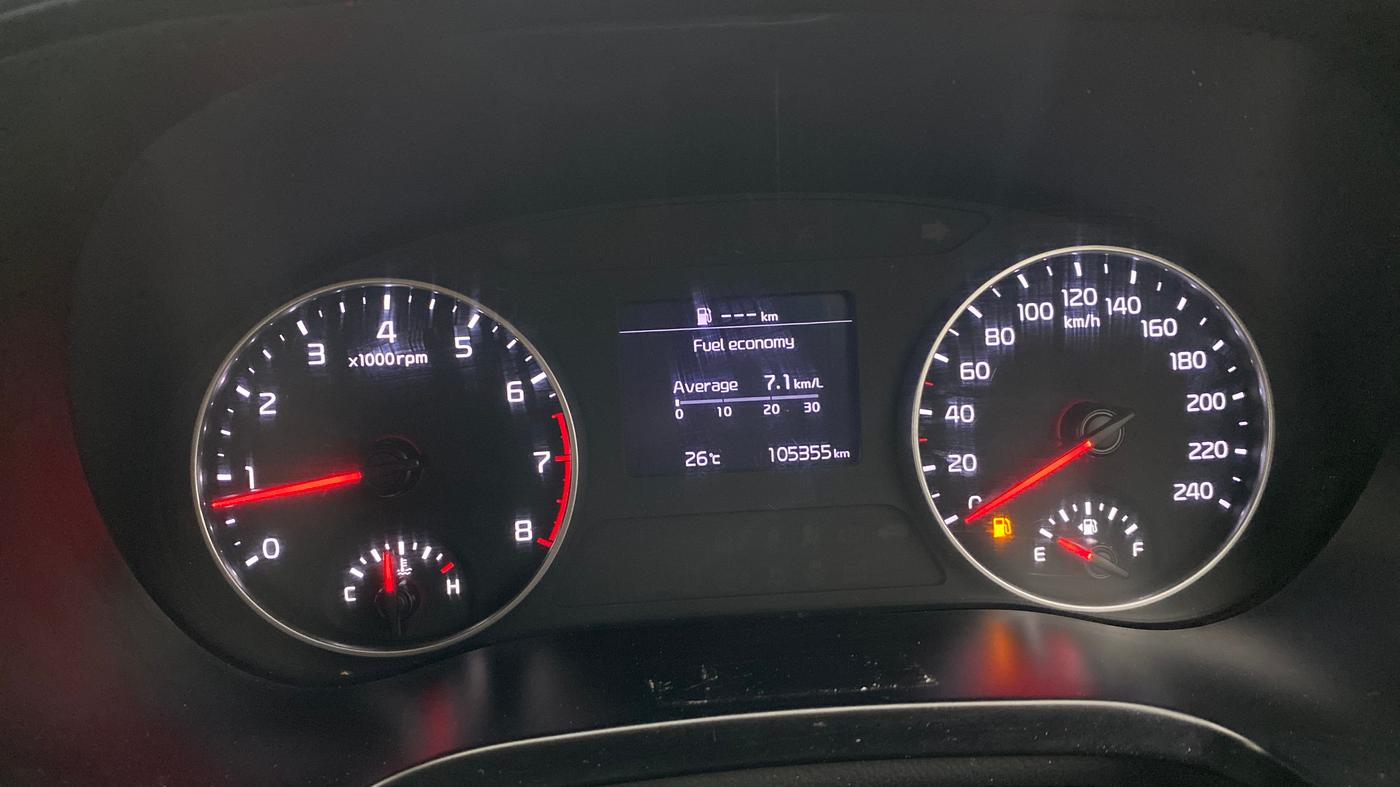 2020 KIA SELTOS HTK PLUS 1.5, Petrol, Manual, 1,05,334 km, Odometer Image