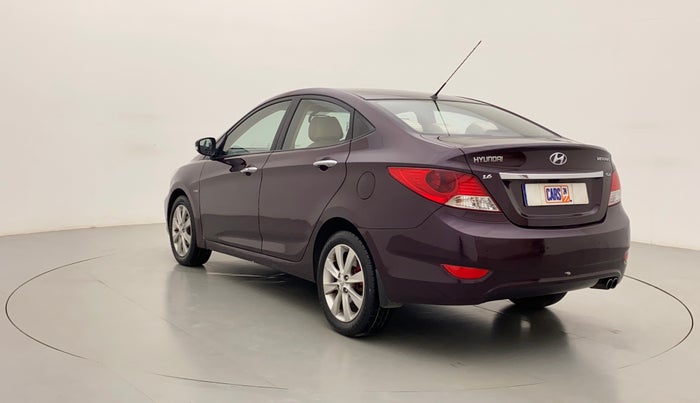 2012 Hyundai Verna FLUIDIC 1.6 CRDI SX AT, Diesel, Automatic, 99,327 km, Left Back Diagonal