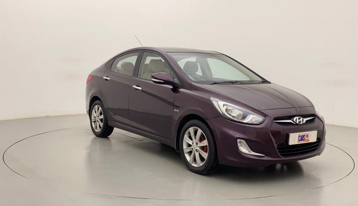 2012 Hyundai Verna FLUIDIC 1.6 CRDI SX AT, Diesel, Automatic, 99,327 km, Right Front Diagonal