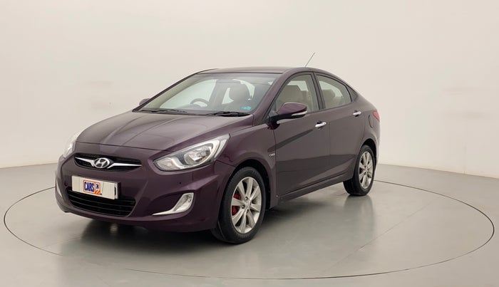 2012 Hyundai Verna FLUIDIC 1.6 CRDI SX AT, Diesel, Automatic, 99,327 km, Left Front Diagonal