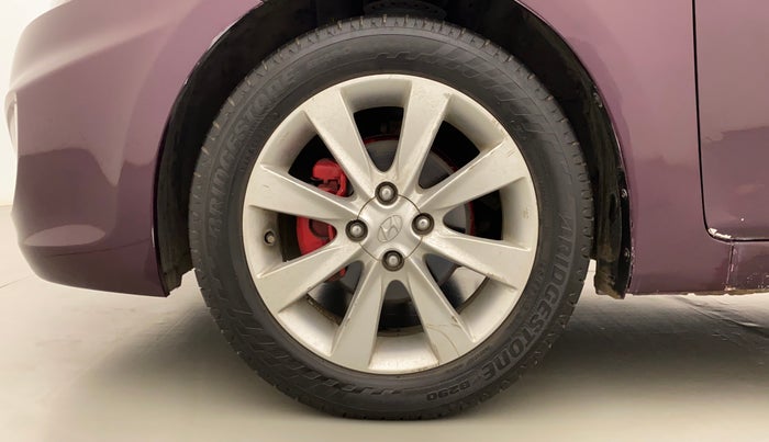 2012 Hyundai Verna FLUIDIC 1.6 CRDI SX AT, Diesel, Automatic, 99,327 km, Left Front Wheel