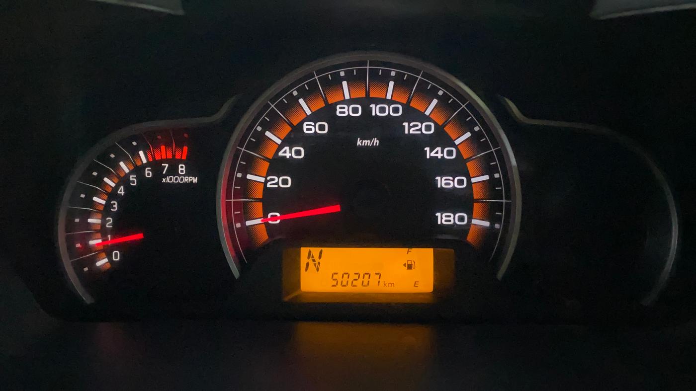 2016 Maruti Alto K10 VXI AMT, Petrol, Automatic, 50,214 km, Odometer Image