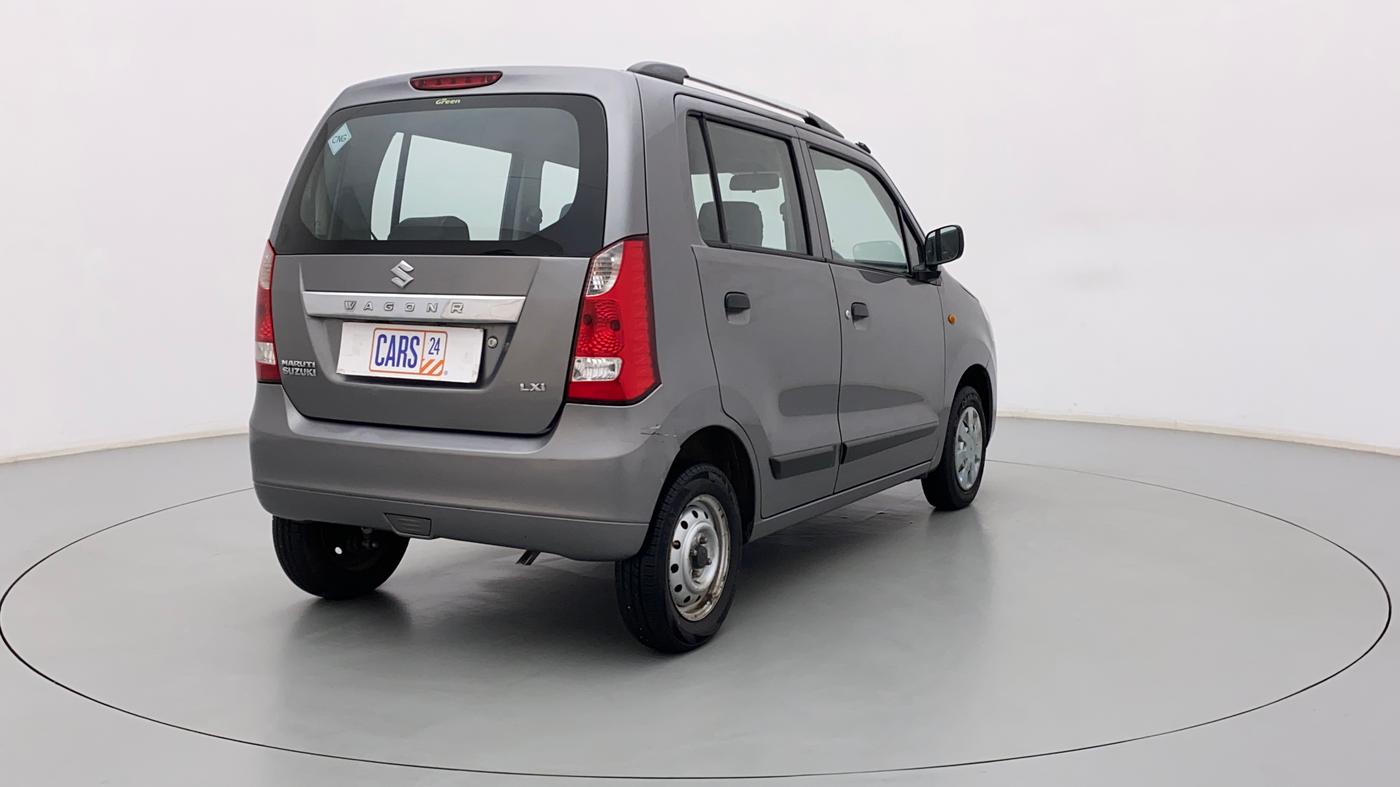 2014 Maruti Wagon R 1.0 LXI CNG, CNG, Manual, 57,087 km, Right Back Diagonal