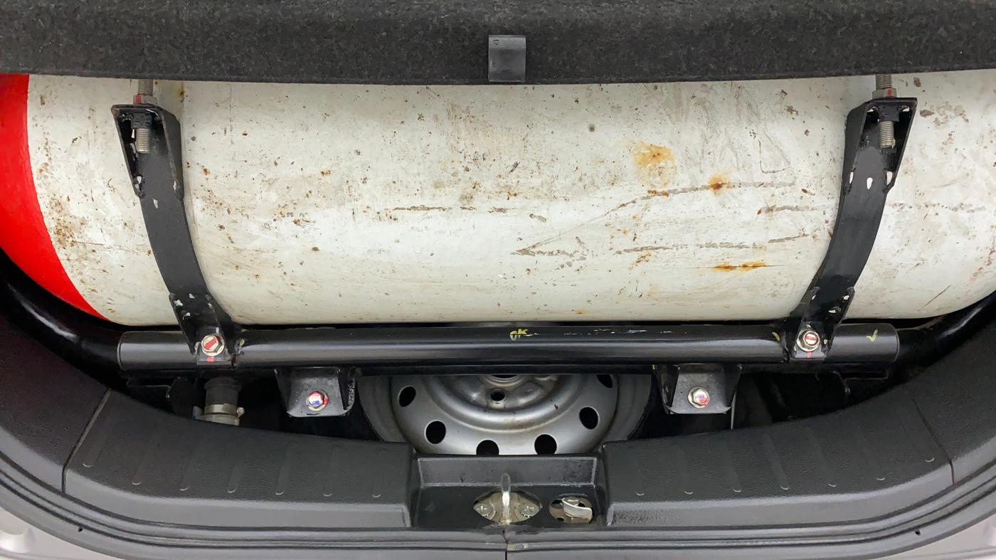 2014 Maruti Wagon R 1.0 LXI CNG, CNG, Manual, 57,087 km, Boot Inside