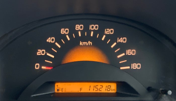 2011 Maruti Wagon R 1.0 LXI, Petrol, Manual, 1,15,218 km, Odometer Image